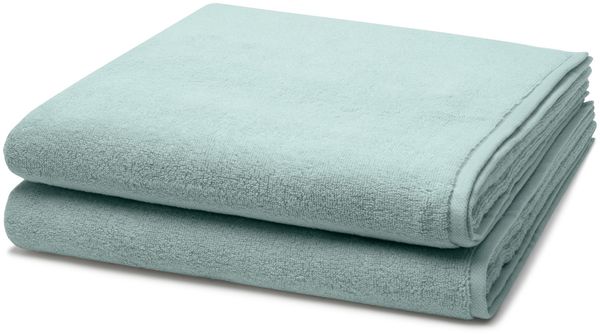 Ross Sensual Skin 2 tlg. Frottier-Set - 2 X Duschtuch (75 X 140cm) - 500 g/m2 - Jade