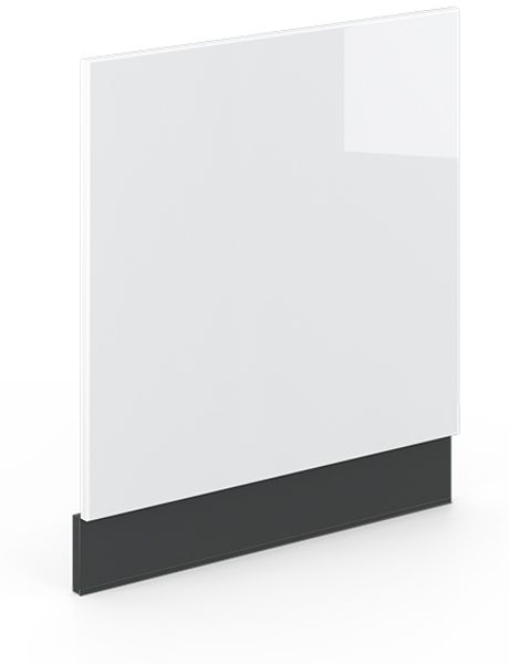 Frontblende Fame-Line Weiß Hochglanz 60 cm ohne Arbeitsplatte Vicco