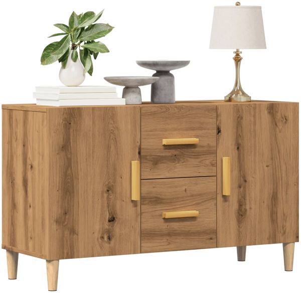 vidaXL Sideboard Artisan-Eiche 100x36x60 cm Holzwerkstoff 856903