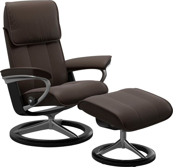 Stressless® Fußhocker Admiral, mit Signature Base, Gestell Schwarz