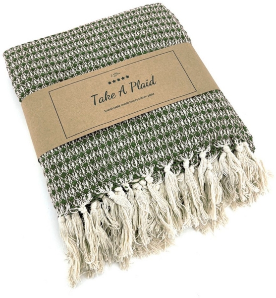 Wohndecke Strick Kuscheldecke Wolldecke Sofadecke 180x130 cm, heimtexland, Fransen Strickdecke Boho I 100% BW I weich, warm, natürlich