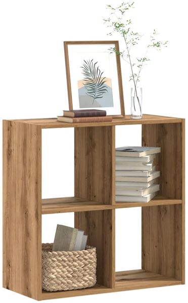 vidaXL Bücherregal Artisan-Eiche 68,5x32x68,5 cm Holzwerkstoff 852833