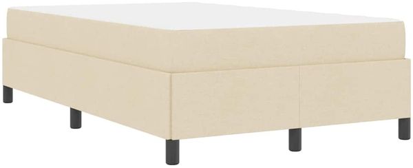 vidaXL Boxspringbett Creme 120 x 190 cm Stoff 3398848 Bild 7