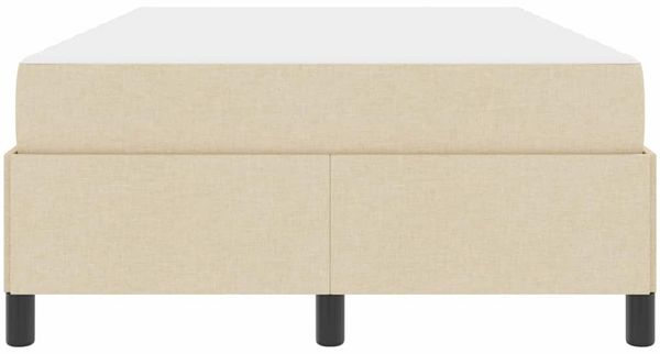 vidaXL Boxspringbett Creme 120 x 190 cm Stoff 3398848 Bild 5
