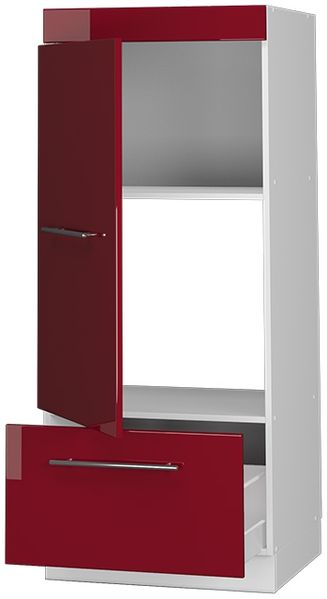Mikrowellenschrank Fame-Line Bordeaux Hochglanz 60 cm Vicco Bild 4
