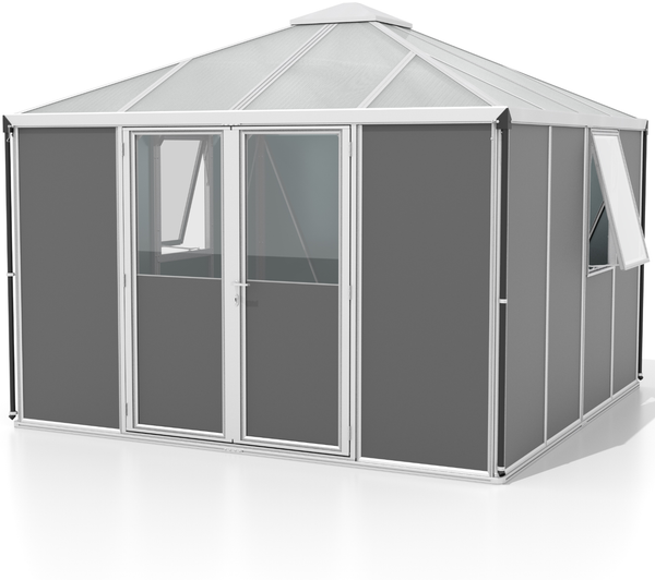 Vitavia Gerätehaus "Universum", alu / anthrazit, 10,2 m²