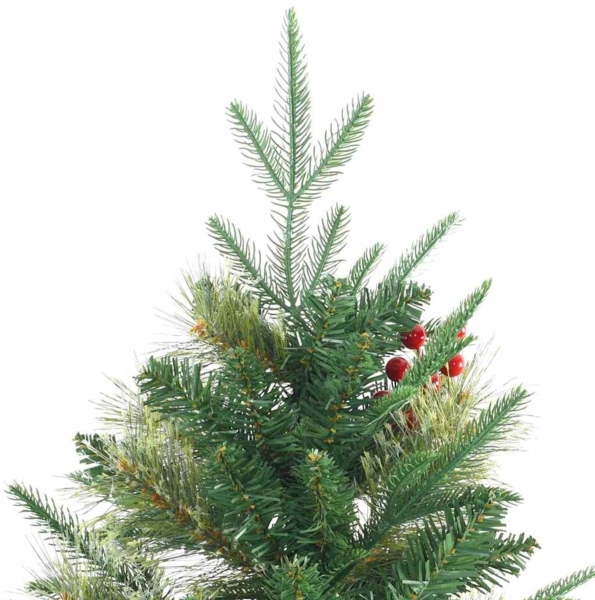 vidaXL Künstlicher klappbarer Weihnachtsbaum Grün 240 cm PE und PVC 3397449 Bild 9