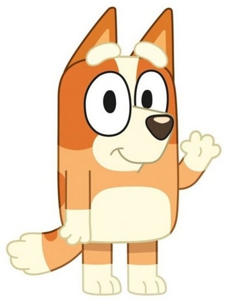 Bluey Kissen Velours Kissen Ideal als Dekokissen Bild 2