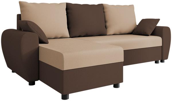 Ecksofa Satorin (Farbe: Haiti 5 + Haiti 3)