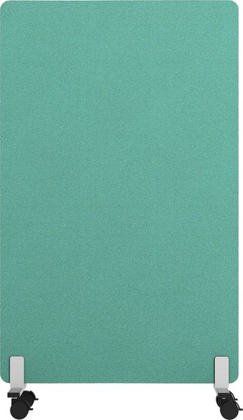 Rheinland Möbel FocusWall STWR1016 – Akustik-Stellwand 1000×1600 mm in Stofffarbe Campeche inkl. Rollen – Mobile Schreibtisch-Trennwand für Büro & Homeoffice – Schallschutz – Made in Germany