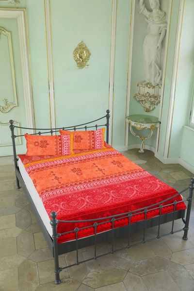 CASATEX Bettwäsche Indi, Satin, 3 teilig, romantisch, orientalisch, weich und gemütlich