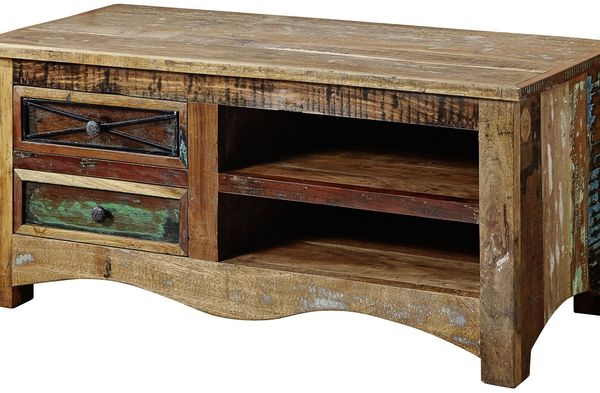 TV-Board Altholz 110x50x50 mehrfarbig lackiert NATURE OF SPIRIT #20
