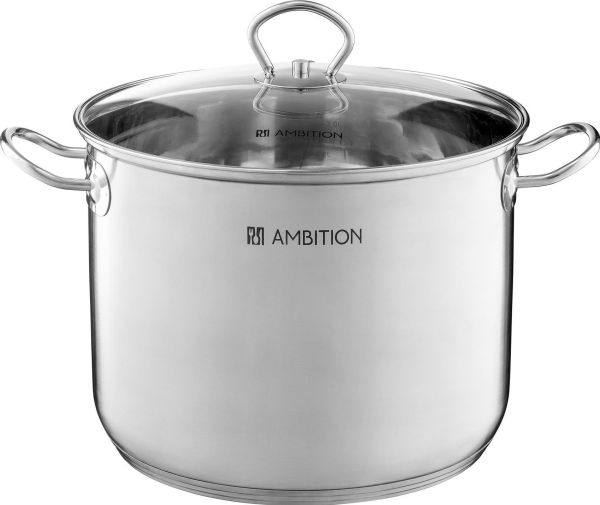 Dajar Topf mit Glasdeckel D22 cm 6 8 l ACERO Ambition 60815
