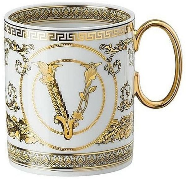 Versace Tasse by Rosenthal Henkelbecher Virtus Gala White