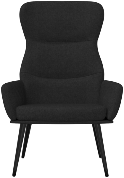 Relaxsessel mit Hocker Schwarz Stoff [3097435] Bild 4