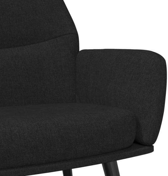 Relaxsessel mit Hocker Schwarz Stoff [3097435] Bild 9