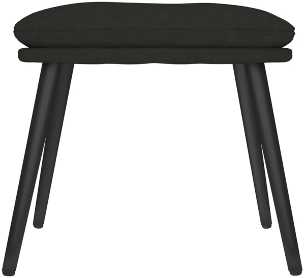 Relaxsessel mit Hocker Schwarz Stoff [3097435] Bild 8