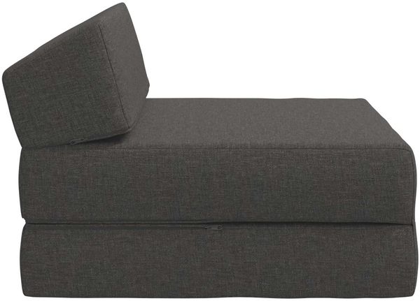 vidaXL Klappsofa Bett Dunkelgrau 60 x 70 x 41 cm Stoff 900052 Bild 4