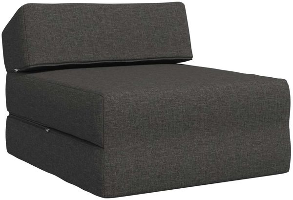 vidaXL Klappsofa Bett Dunkelgrau 60 x 70 x 41 cm Stoff 900052 Bild 2