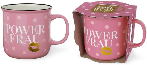 Kult-Becher Kaffeetasse Kaffee Tee Tasse 0,25l Geschenk la vida Kussmund 9047121