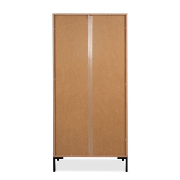 Finori Korsika 20B Regal, Dekor Artisan Oak | Regal für Wohnzimmer | Maß: B x H x T ca. 77,5 x 165 x 40 cm | Regal mit 2 Schubkästen und 4 offene Fächer Bild 5