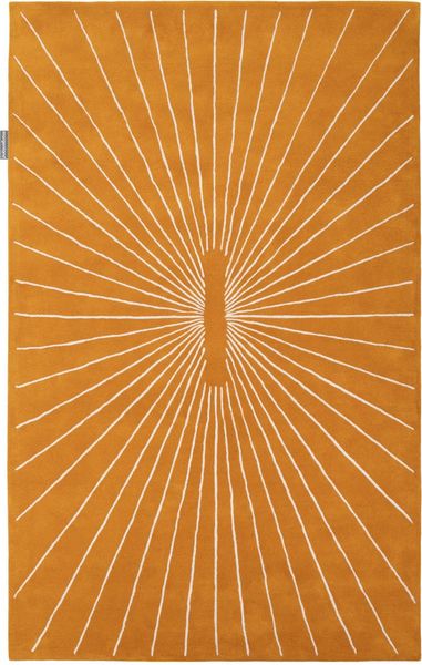 Designer Teppich - WarmEmbrace 290 x 190 cm - gold