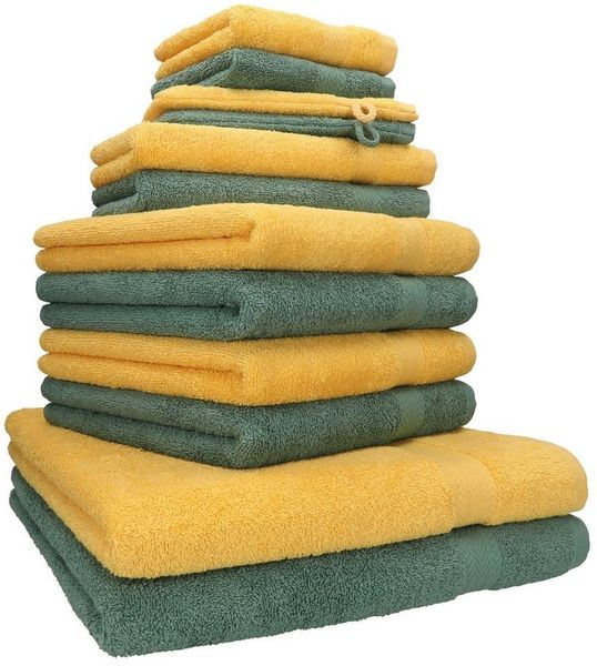 Betz Handtücher Premium Handtuch-Set 12-tlg, 100% Baumwolle (Set, 12-St), Duschtücher,Handtücher, Gästetücher, Seiftücher,Waschhandschuhe