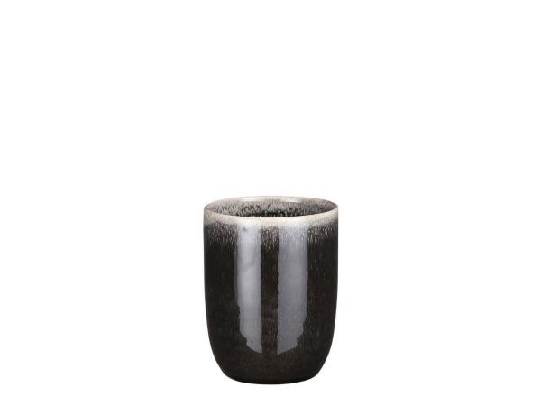 Mica Becher Tabo schwarz, 10 cm x 7,5 cm