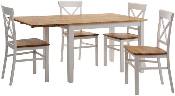 Home affaire Esstisch Samba, Breite 120 cm, mit ausklappbarer Tischplatte