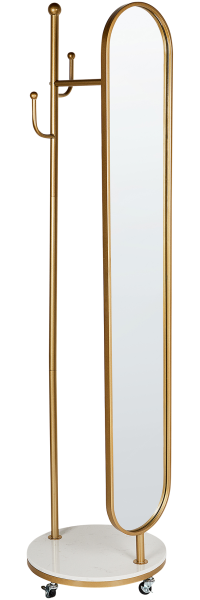 Garderobenständer LORENA 172 cm Gold