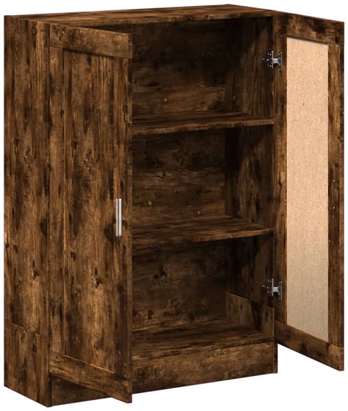 vidaXL Bücherschrank Räuchereiche 82,5x30,5x115 cm Holzwerkstoff 833786 Bild 4