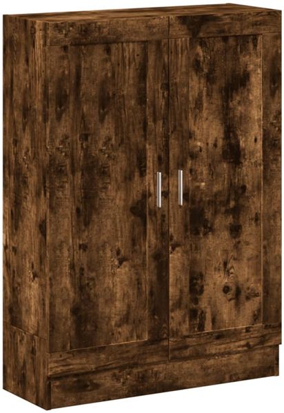 vidaXL Bücherschrank Räuchereiche 82,5x30,5x115 cm Holzwerkstoff 833786 Bild 2