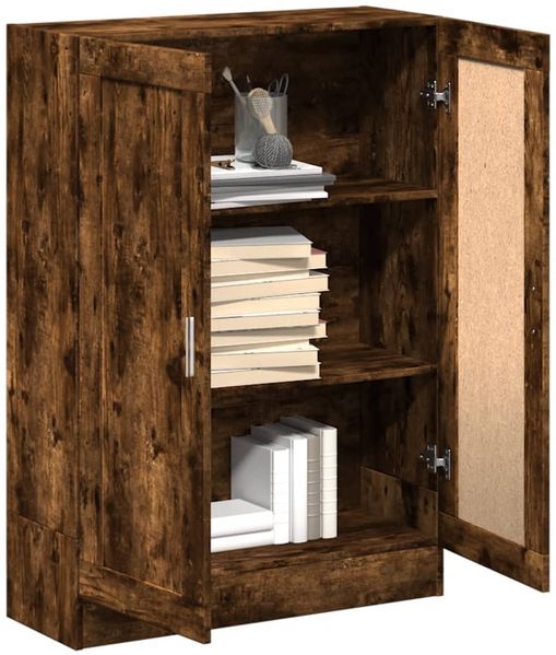 vidaXL Bücherschrank Räuchereiche 82,5x30,5x115 cm Holzwerkstoff 833786 Bild 9