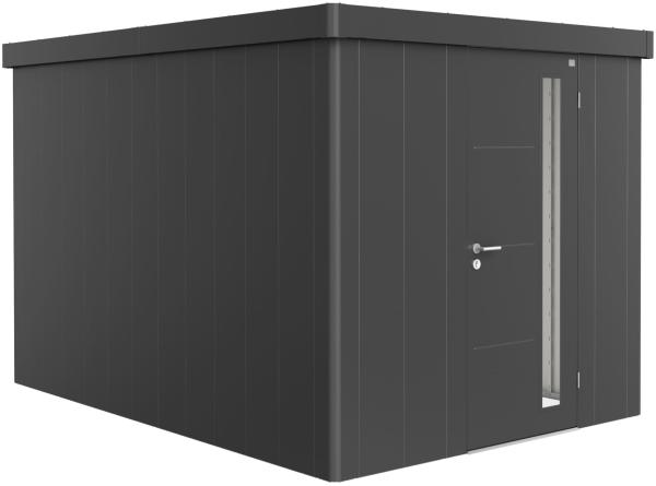 Biohort Gerätehaus Neo, 4B: 236 x 348 x 222 (b x t x h) cm, dunkelgrau-metallic