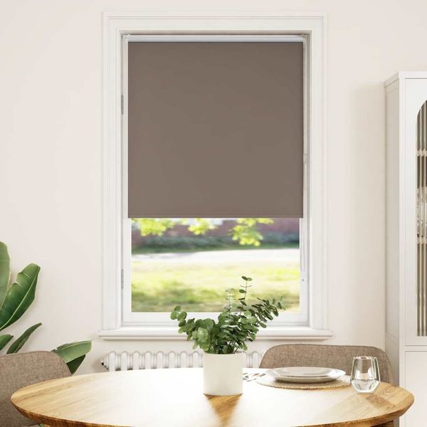 vidaXL Verdunkelungsrollo Kaffeebraun 80x175cm Stoffbreite 75,7 cm 4011020