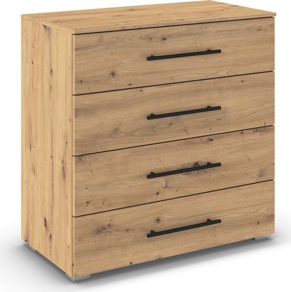 OTTO home Schubkastenkommode Kommode Sideboard Schubladenkommode Schlafzimmerkommode AVOLA (Breite 80 cm inkl. SOFT-CLOSE-FUNKTION mit Dekorfront), vier große und geräumige Schubladen mit viel Stauraum MADE IN GERMANY