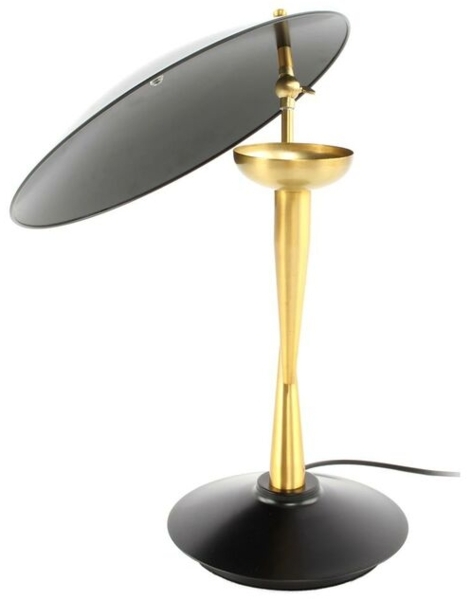 Tischlampe Flyer 125 Silber / Schwarz