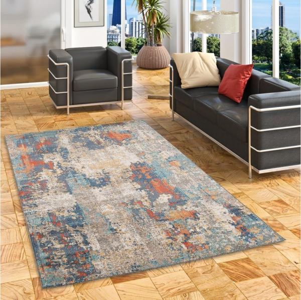 Pergamon Designteppich In- und Outdoor Designer Teppich Lagos Vintage, Rechteckig, Höhe: 4 mm