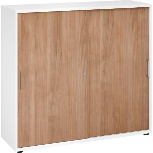 mcbuero. de Schiebetürenschrank Serie 9 3OH BxTxH 120x40x110cm Griff BS