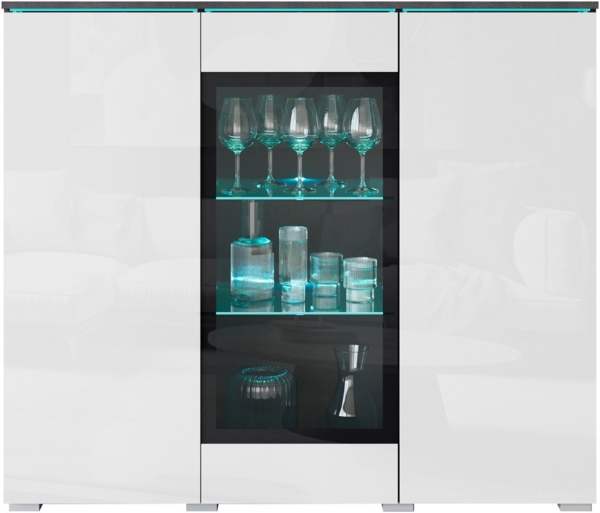 INOSIGN Highboard, Highboard Vera (1 St) mit 4 Türen, 9 Fächern, verglasten Türen Bild 2