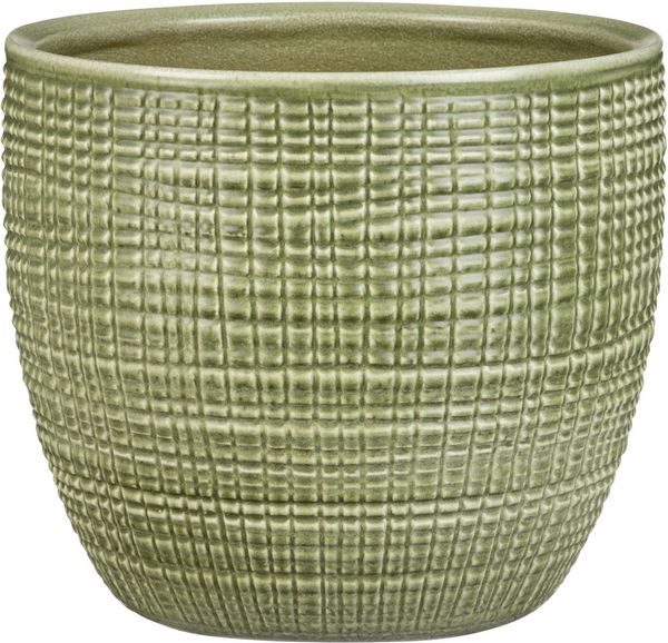 Scheurich Übertopf Serie 866 Ø 16 x 14 cm kaki
