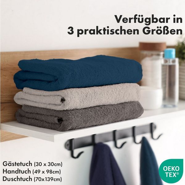Karat Handtuch Bay, Sanft, saugstark und vielseitig nutzbar, Hochwertige Baumwolle in verschiedenen Größen und Farben