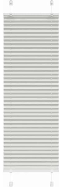 vidaXL Plissee Hellgrau 50x100 cm Stoffbreite 49,4 cm Polyester 4015320