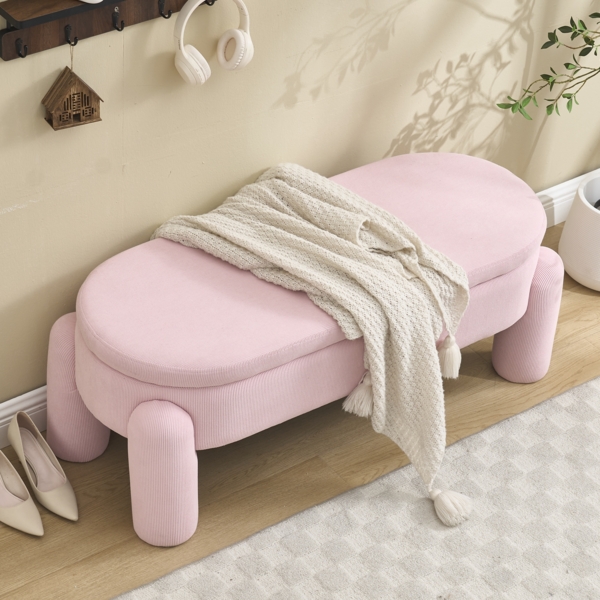 LVHOM Bettbank Großer Aufbewahrungs-/Schuhbank-Hocker, 104x36x15cm mit Stauraum, Organisier-Bank für Schlafzimmer & Flur