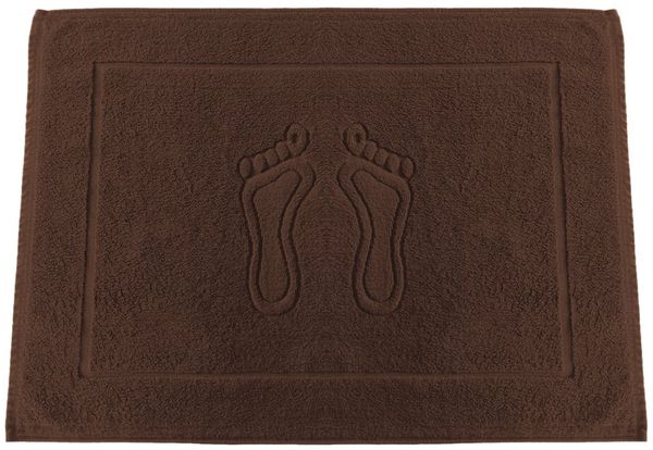 MatratzenL.A.B® Badematte 650 g/m² Blauer Schwan®, 100% Baumwolle, 50x70 cm, Badvorleger, Duschvorleger, Duschmatte Frottee