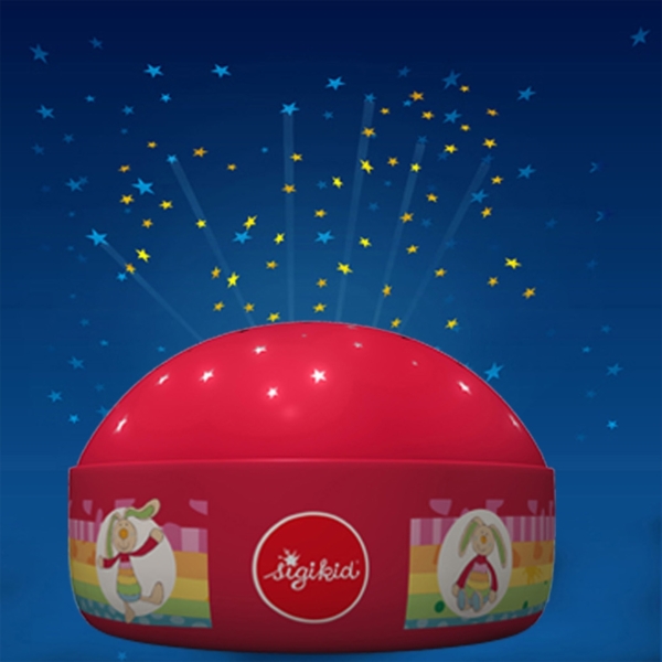 2er Set Nachtlichter Rainbow Rabbit Sternprojektor LED-Farbwechsler Bild 6