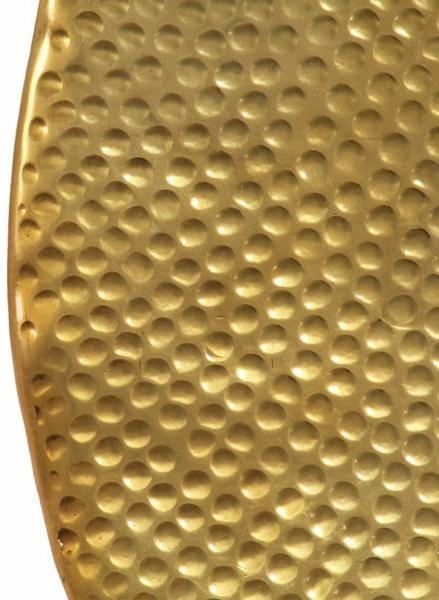 vidaXL Couchtisch aus Gehämmertem Aluminium 70x30 cm Messing 246508 Bild 11