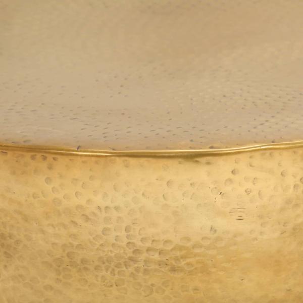 vidaXL Couchtisch aus Gehämmertem Aluminium 70x30 cm Messing 246508 Bild 8