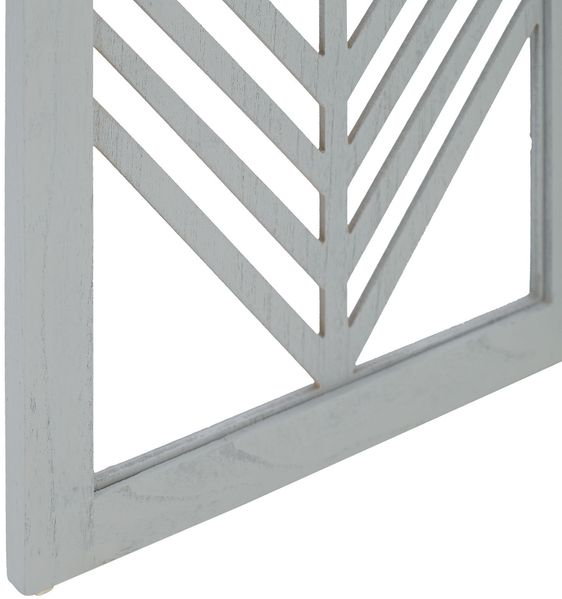 Paravent Raumteiler 3 teilig Holz Grau Raumtrenner Trennwand Sichtschutz Spanische Wand Bild 6