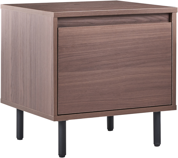 Nachttisch mit 1 Schublade NIKEA Dunkelbraun